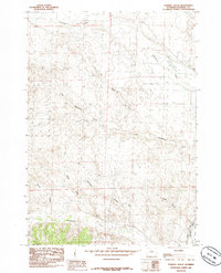 Chimney Gulch 1985 topographic map thumbnail