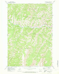 Chimney Rock 1970 topographic map thumbnail