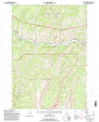 Chimney Rock 1991 topographic map thumbnail