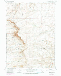 Chrisman Ranch 1963 topographic map thumbnail