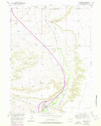 Chugwater 1953 topographic map thumbnail
