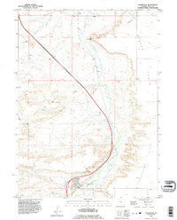 Chugwater 1990 topographic map thumbnail