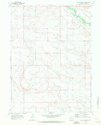 Church Butte NW 1969 topographic map thumbnail