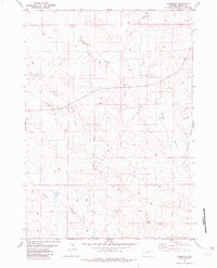 Clareton 1982 topographic map thumbnail