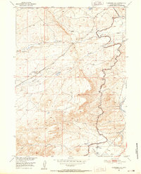 Clarkson Hill 1951 topographic map thumbnail