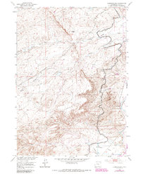 Clarkson Hill 1951 topographic map thumbnail