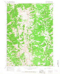 Clause Peak 1965 topographic map thumbnail