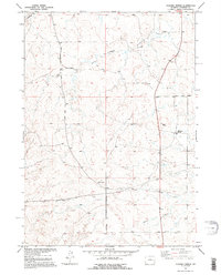 Clausen Ranch 1949 topographic map thumbnail