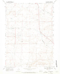 Clay Buttes 1968 topographic map thumbnail