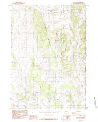Clay Spur 1984 topographic map thumbnail