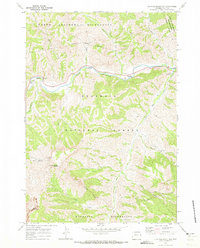 Clayton Mountain 1970 topographic map thumbnail