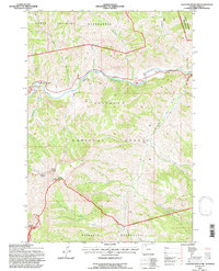 Clayton Mountain 1991 topographic map thumbnail