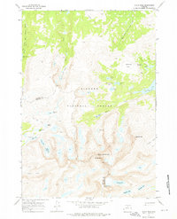 Cloud Peak 1967 topographic map thumbnail