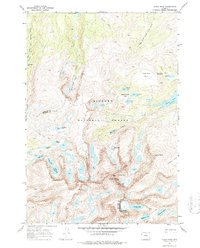 Cloud Peak 1967 topographic map thumbnail