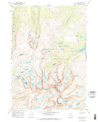 Cloud Peak 1967 topographic map thumbnail