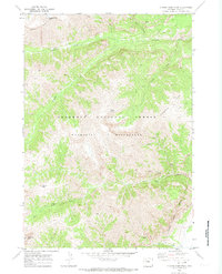Clouds Home Peak 1970 topographic map thumbnail
