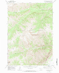 Clouds Home Peak 1970 topographic map thumbnail