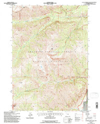 Clouds Home Peak 1991 topographic map thumbnail