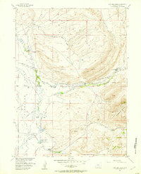 Coal Bank Basin 1955 topographic map thumbnail