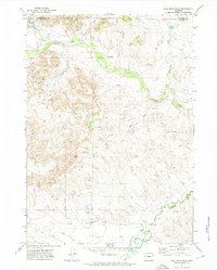 Coal Bank Draw 1971 topographic map thumbnail