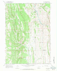 Coal Creek 1967 topographic map thumbnail