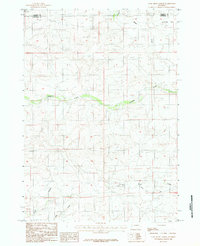 Coal Draw North 1984 topographic map thumbnail