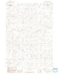 Coal Draw North 1984 topographic map thumbnail