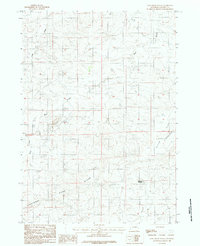Coal Draw South 1984 topographic map thumbnail
