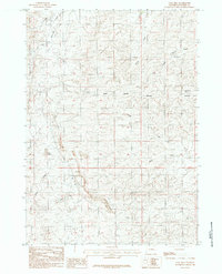 Coal Hill 1984 topographic map thumbnail