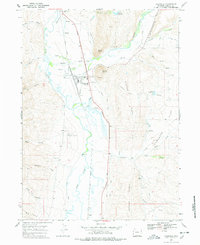 Cokeville 1967 topographic map thumbnail