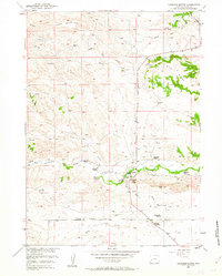 Coleman Butte 1950 topographic map thumbnail