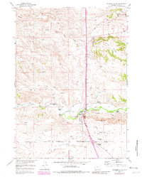 Coleman Butte 1950 topographic map thumbnail
