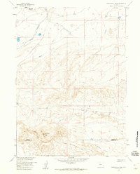 Continental Peak 1958 topographic map thumbnail