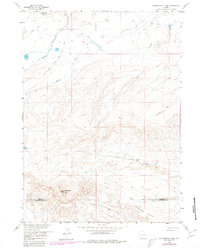 Continental Peak 1958 topographic map thumbnail