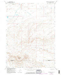 Continental Peak 1958 topographic map thumbnail
