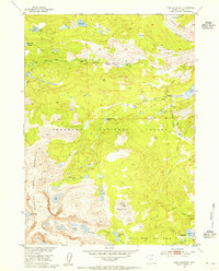 Cony Mountain 1953 topographic map thumbnail