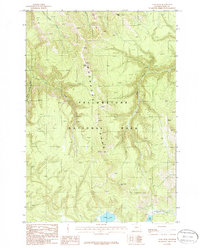 Cook Peak 1986 topographic map preview
