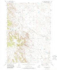 Coon Track Creek 1971 topographic map thumbnail