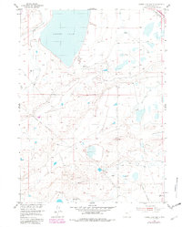 Cooper Lake South 1955 topographic map thumbnail