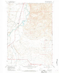 Corbett Dam 1966 topographic map thumbnail