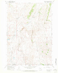 Cornell Gulch 1967 topographic map thumbnail