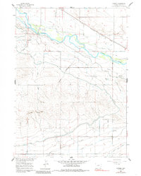 Cottier 1960 topographic map thumbnail