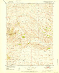 Cottonwood Falls 1951 topographic map thumbnail