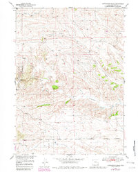 Cottonwood Falls 1950 topographic map thumbnail
