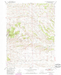 Cottonwood Falls 1950 topographic map thumbnail