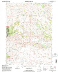 Cottonwood Falls 1992 topographic map thumbnail