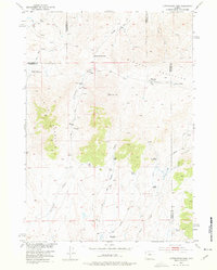Cottonwood Pass 1952 topographic map thumbnail