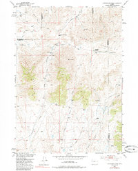 Cottonwood Pass 1952 topographic map thumbnail