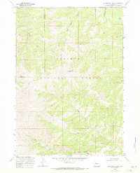 Cottonwood Peak 1969 topographic map thumbnail