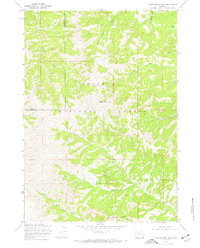 Cottonwood Peak 1969 topographic map thumbnail